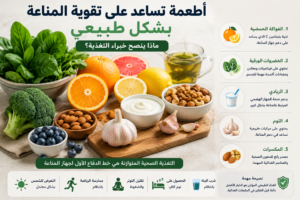 أطعمة تساعد على تقوية المناعة بشكل طبيعي.. ماذا ينصح خبراء التغذية؟